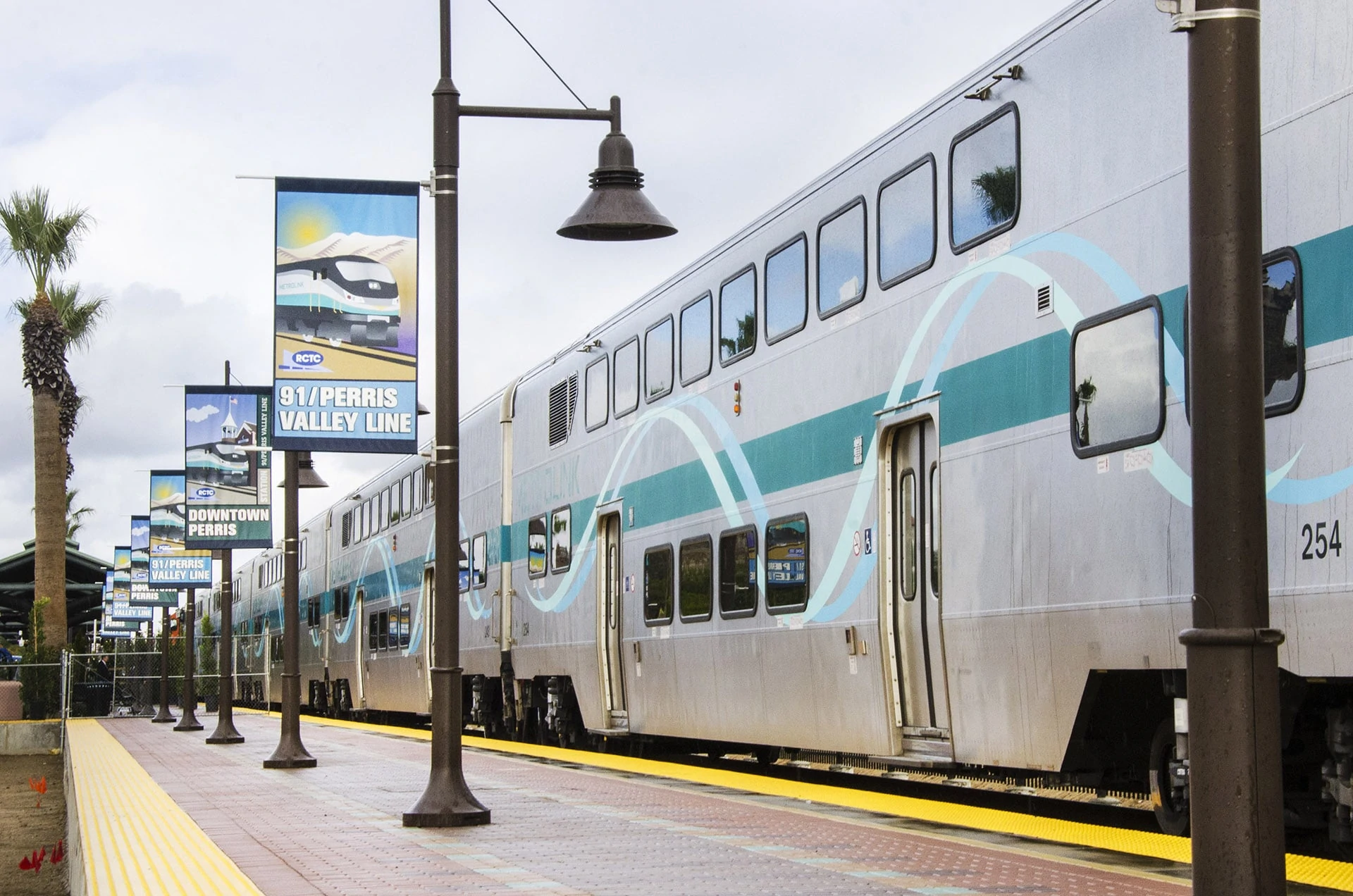 RCTC Perris Valley Line Metrolink Station Downtown Perris