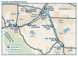 RCTC Riverside County Metrolink Service 2017