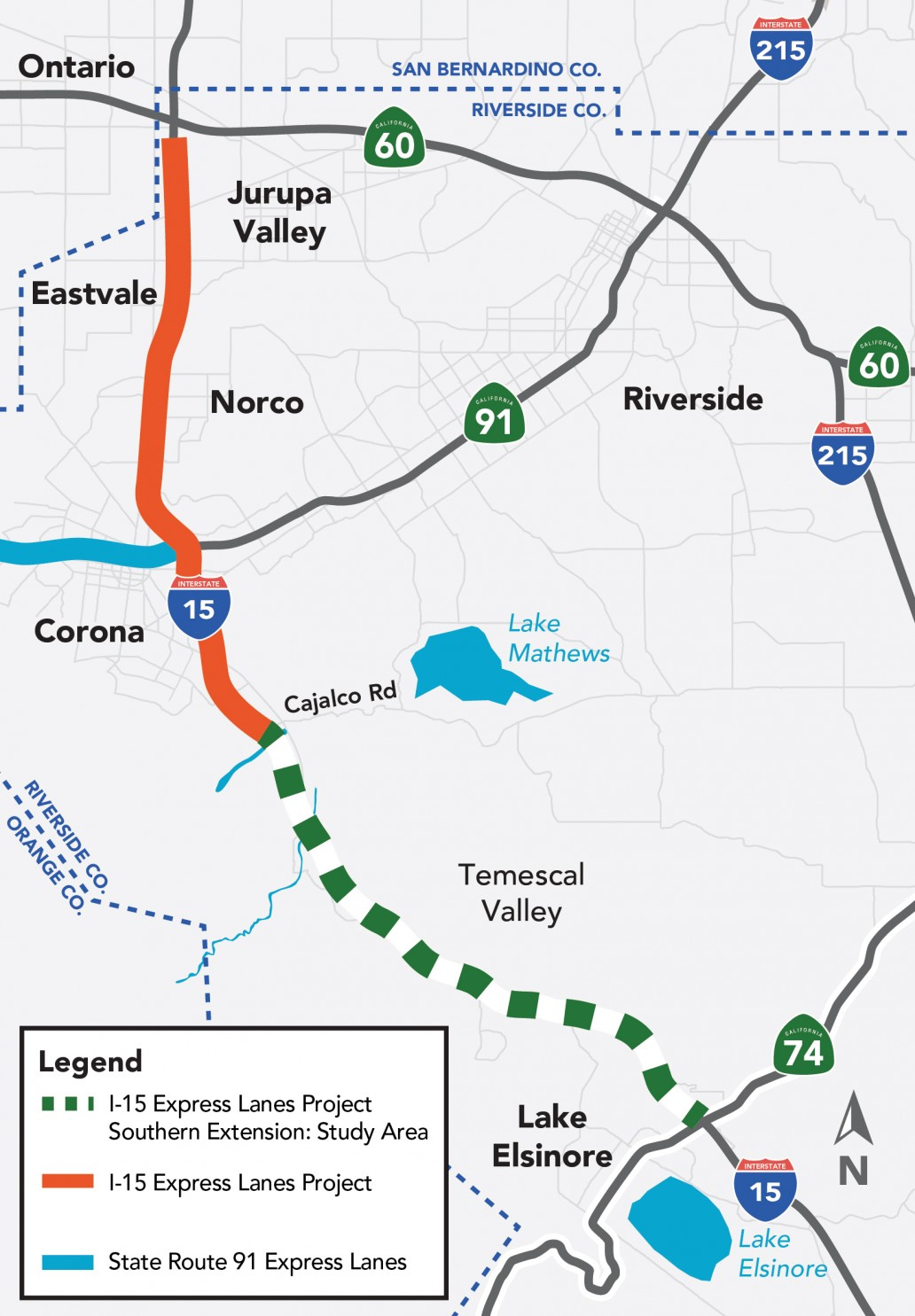 Interstate 15 Map