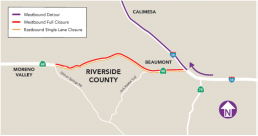 Route 60 Detour Map