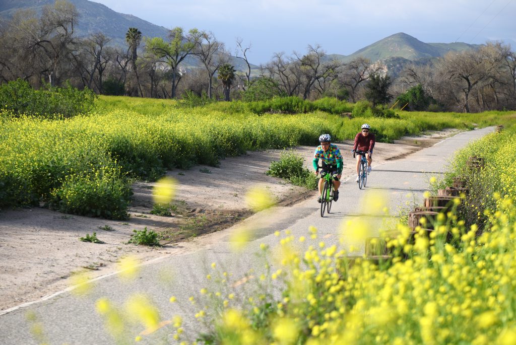 Santa ana online bike trail