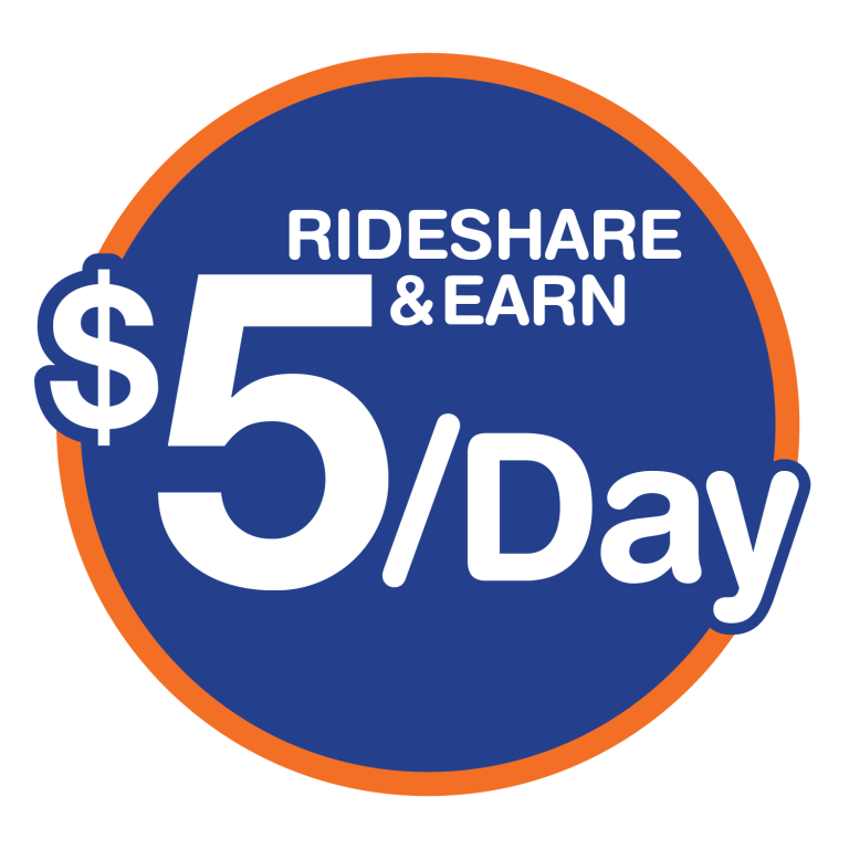 Start Ridesharing Today with a $5/Day Incentive