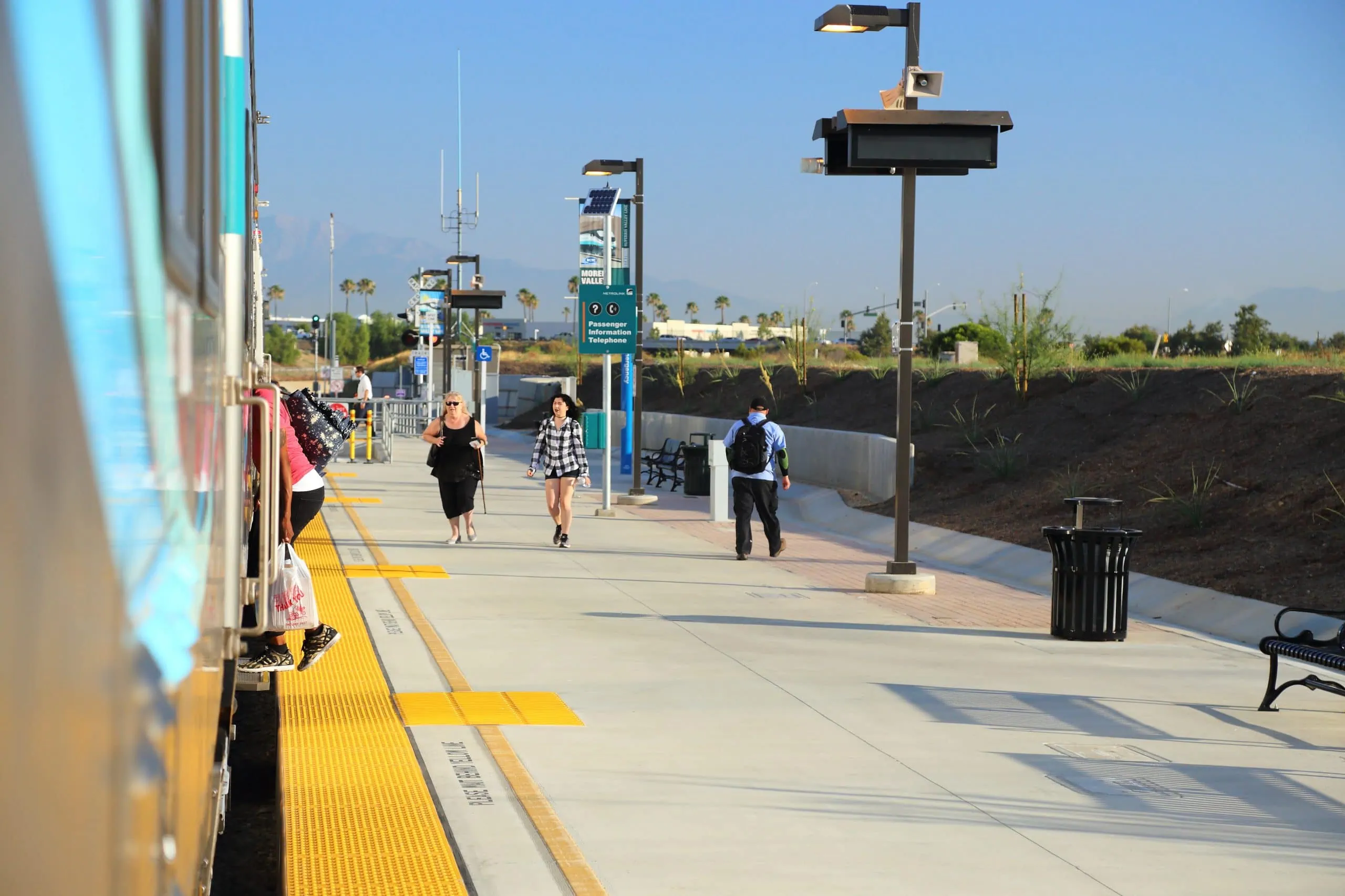 MetroLink Riders Riverside 5