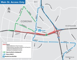 0123 WB91 Full Closure Local Detour Map