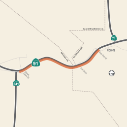 91 EB corridor operations map sq REV