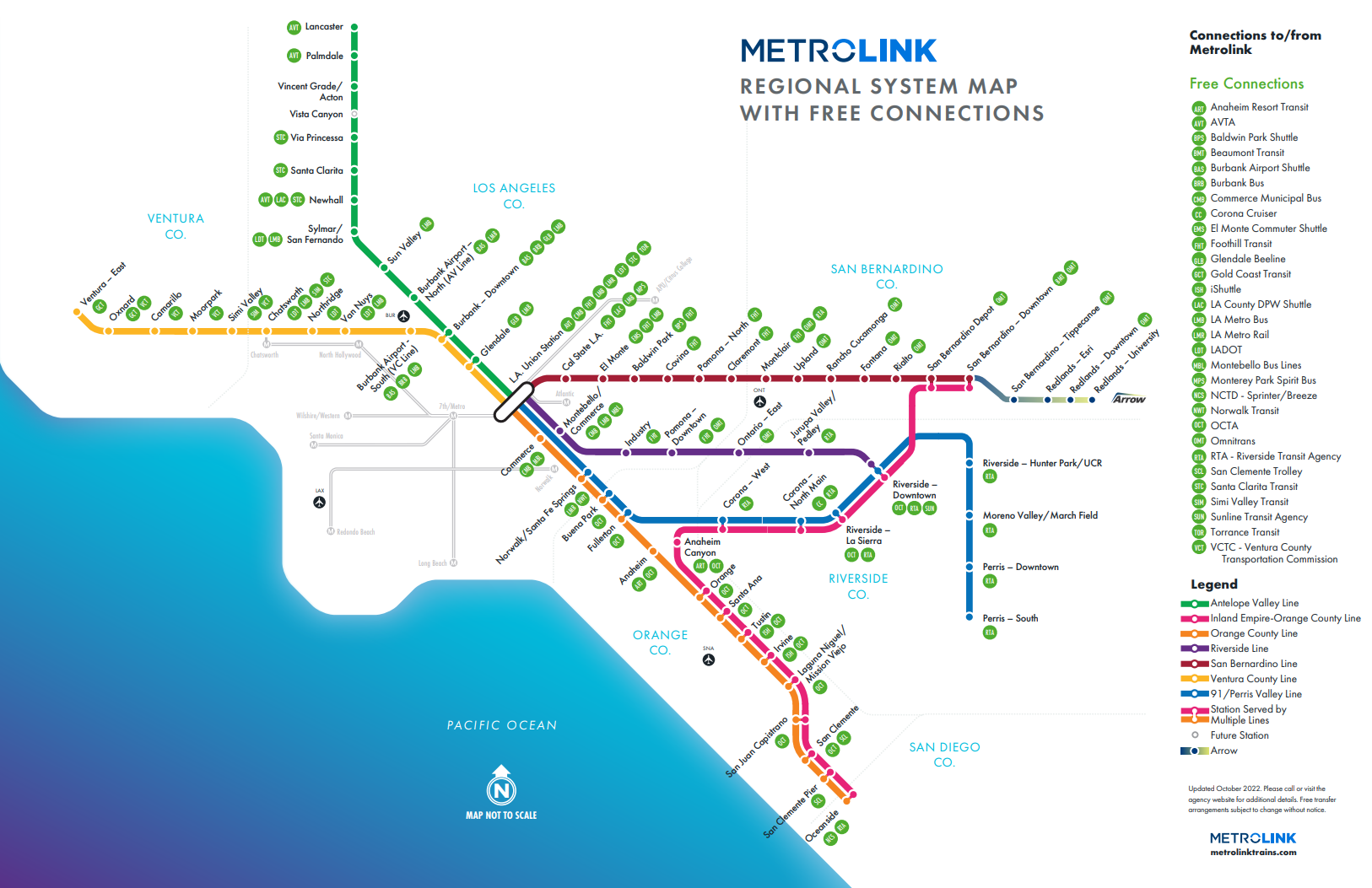 1022 Metrolink Map