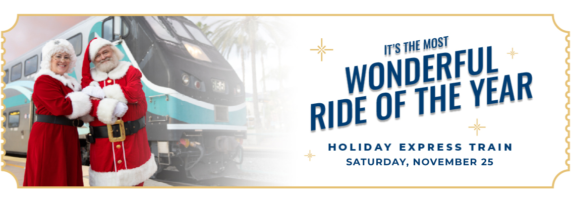 1123 Metrolink Holiday Train 2023 Banner