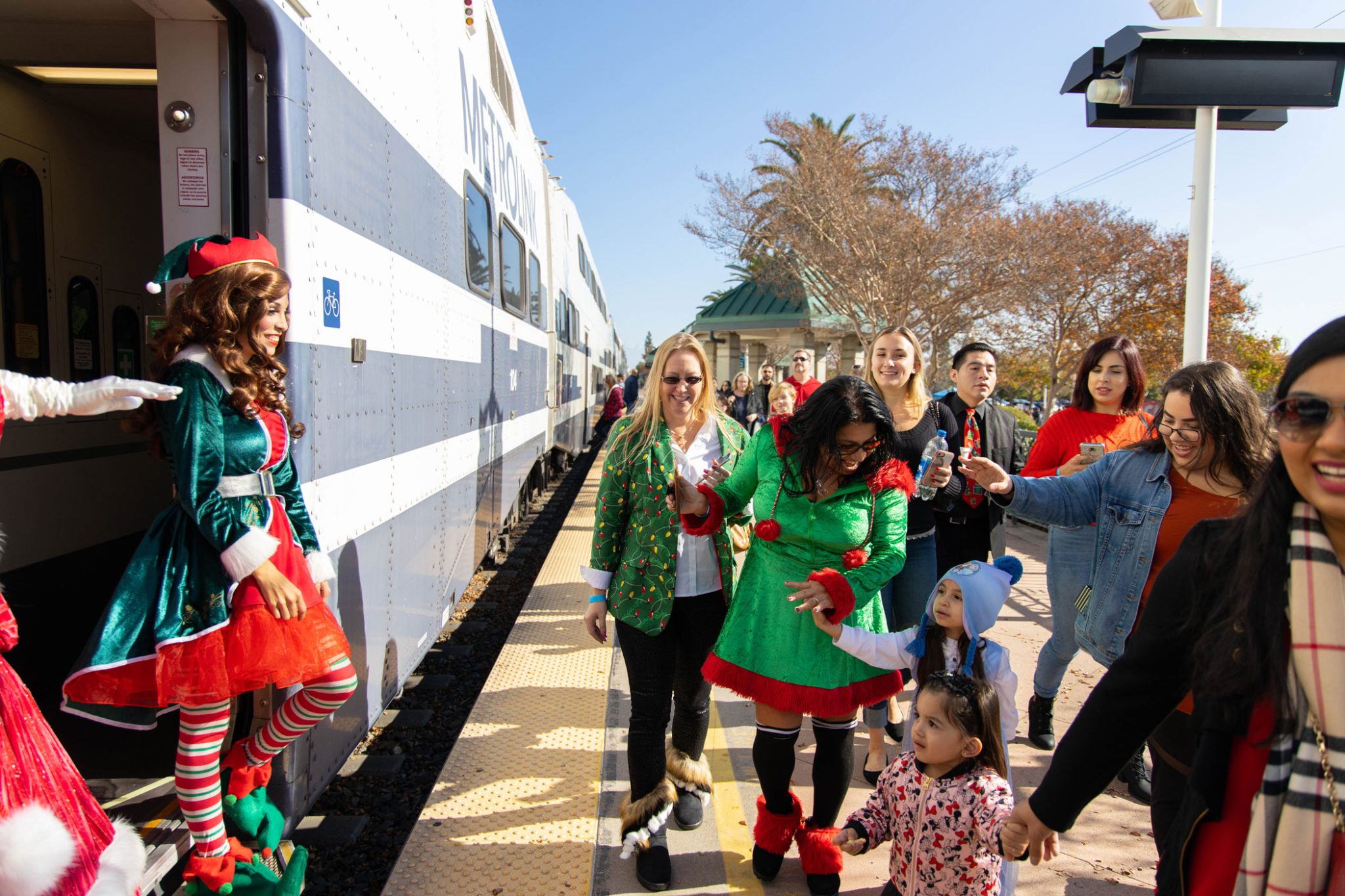 All Aboard the Metrolink Holiday Express Train! Next Stop Fun and