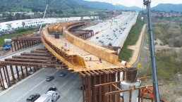 0724 Point 7191 EB91 Closures Falsework Construction