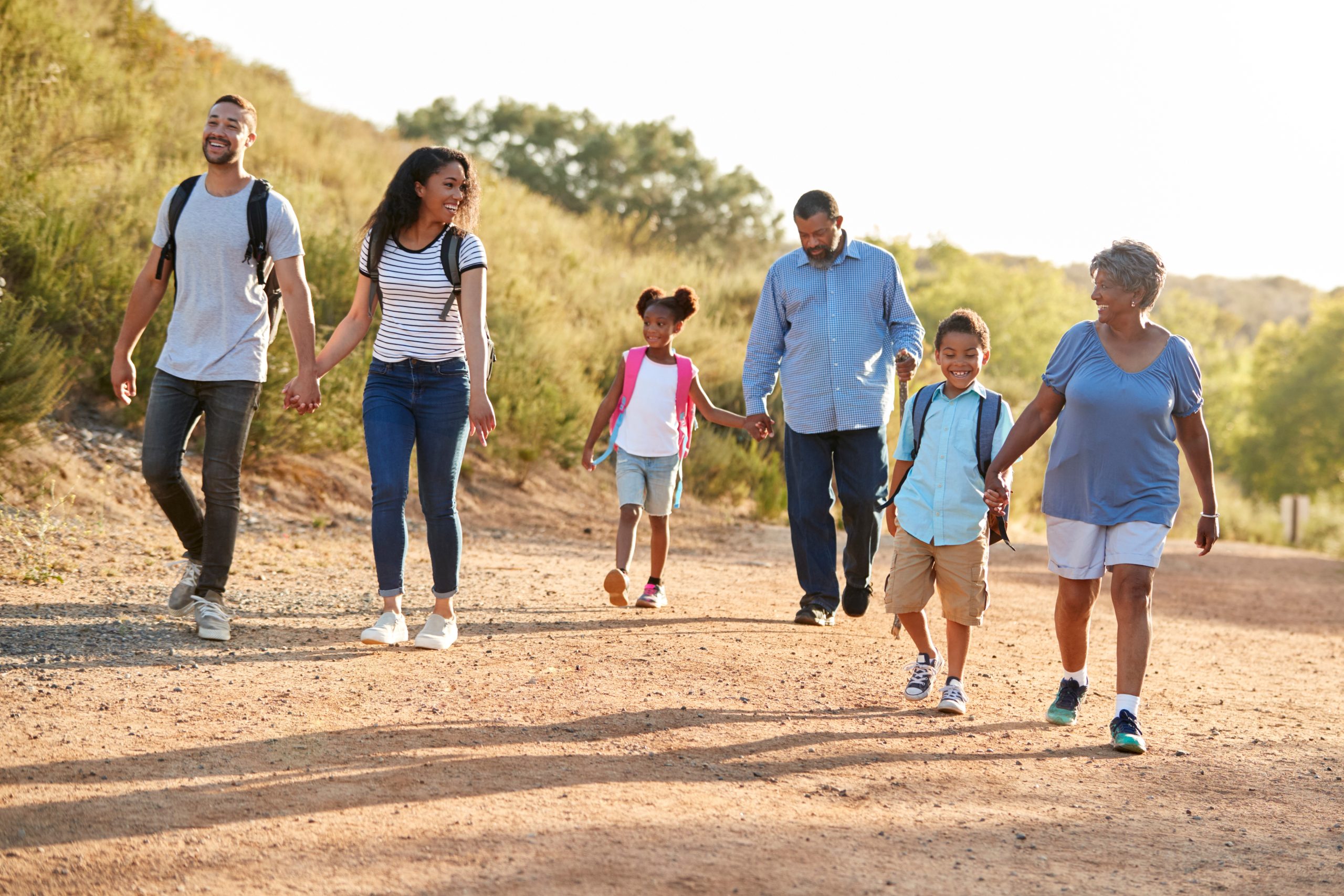 Family Hiking Canva