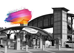 1224 Metrolink Riverside La Sierra Station Transparent BW PAINT v2
