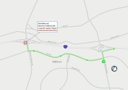Rancho Calif detour map loop (2)