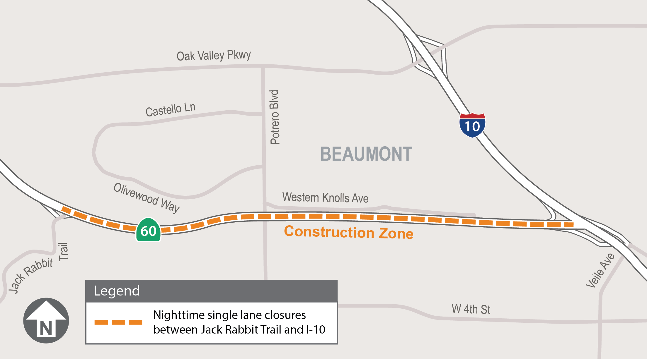 RCTC SR 60 Potrero Lane Closure Map v1